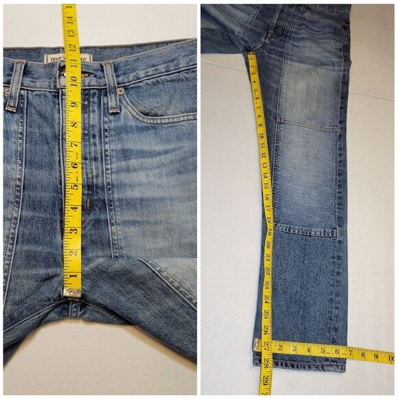 Rivet & Thread High Rise Slim Boy Jeans Thigh Patch Edition from Madewell - Picture 12 of 15